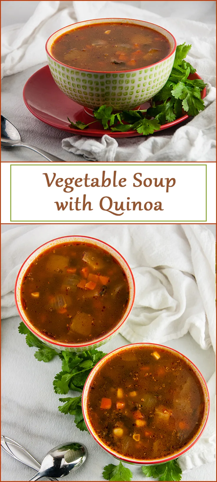 Quinoa Vegetable Soup l Freshly Made