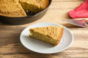 Maple Brown Butter Skillet Cornbread - Seasoned Sprinkles