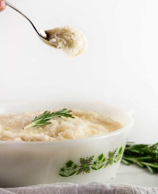 Mascarpone Mashed Potatoes With Rosemary Butter Seasoned Sprinkles