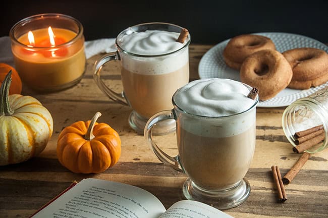 Homemade Pumpkin Spice Chai Latte