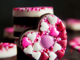 Homemade Chocolate Hearts Seasoned Sprinkles
