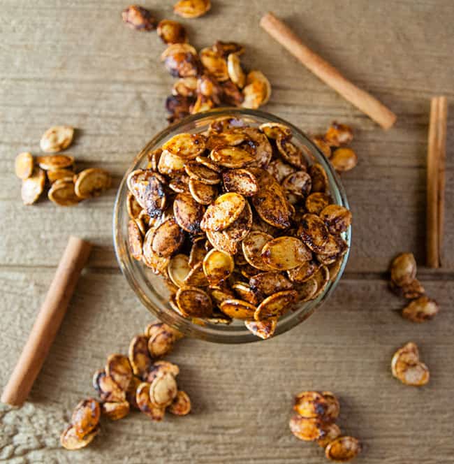 Easy Sweet And Spicy Roasted Pumpkin Seeds Seasoned Sprinkles