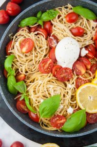 Tomato Pasta with Burrata