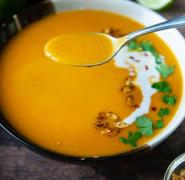 butternut squash soup coconut milk instant pot