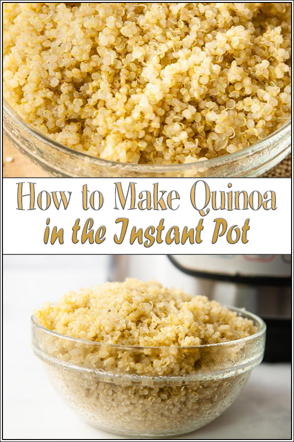 Instant Pot Quinoa - Seasoned Sprinkles