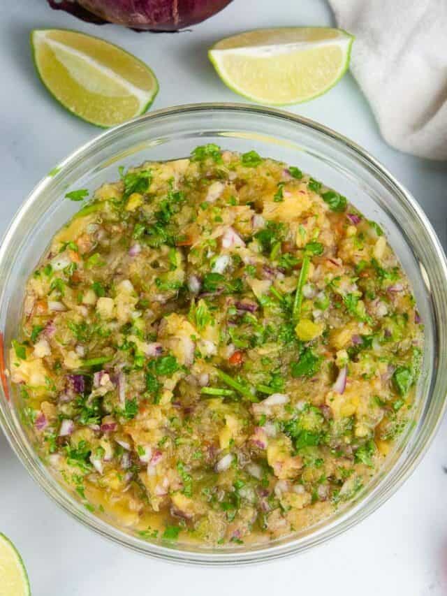 Pineapple Habanero Salsa