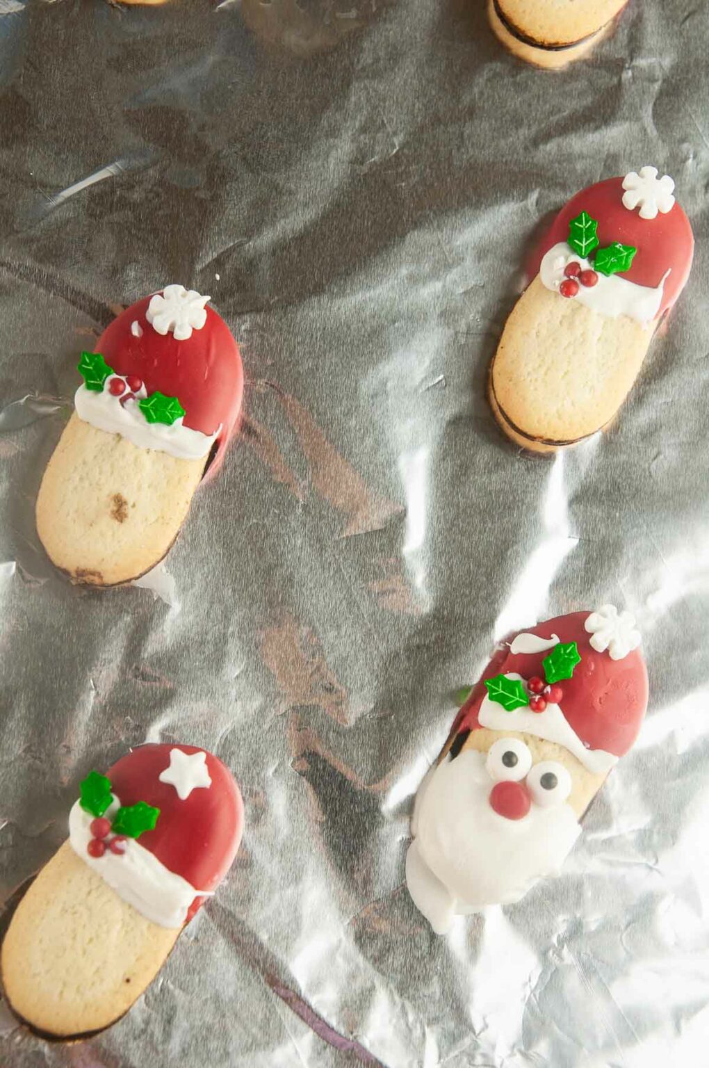 The Best Easy Santa Cookies Seasoned Sprinkles