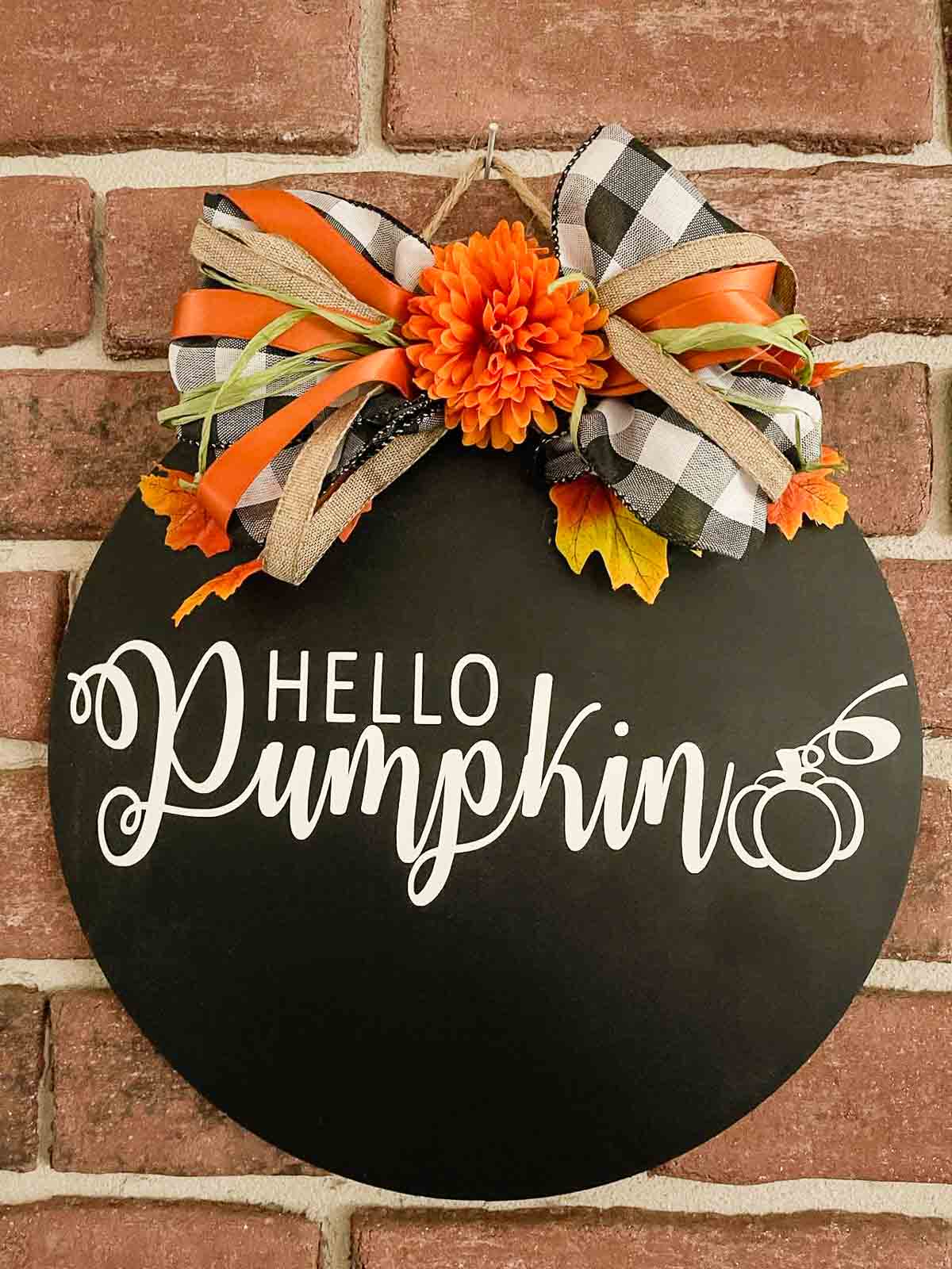 Cricut Fall Decorative Cutting Board - with Free SVG! - Better Life Blog