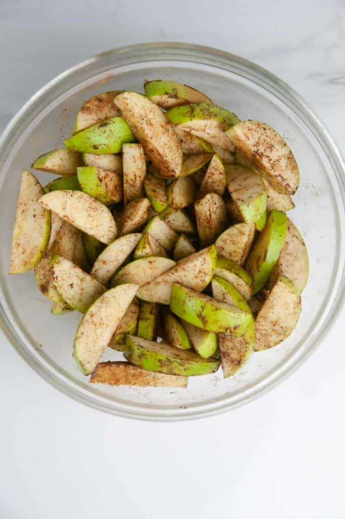 Easy Air Fryer Apples - Seasoned Sprinkles