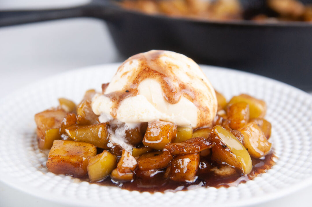 The Best Easy Fried Apples Seasoned Sprinkles