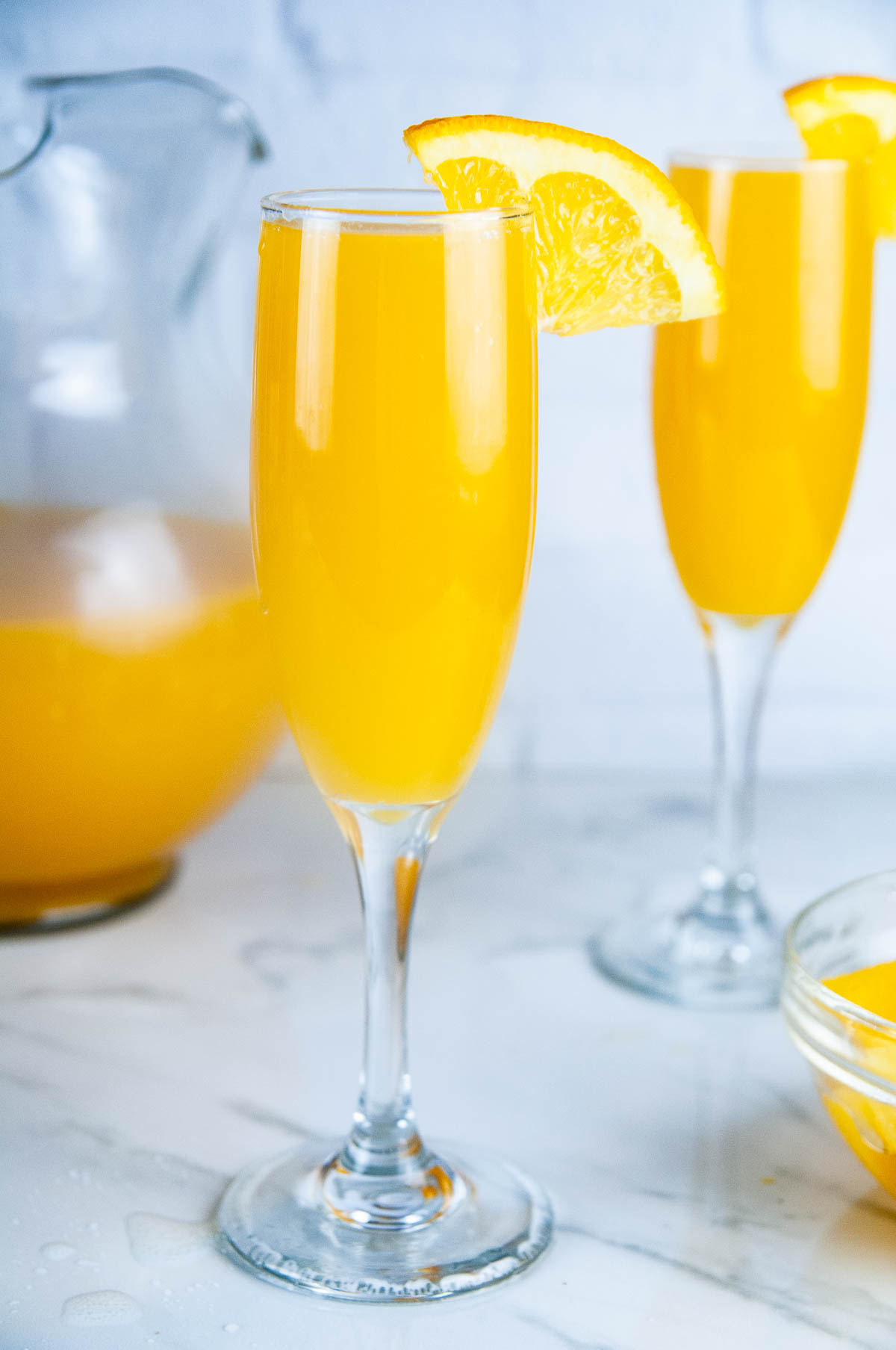 Peach Mimosas - Spoonful of Flavor