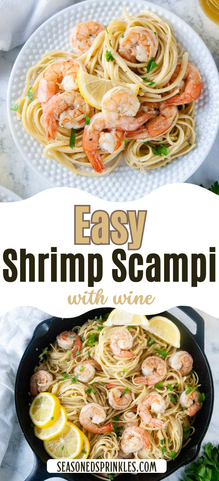 Easy Shrimp Scampi Recipe - Seasoned Sprinkles