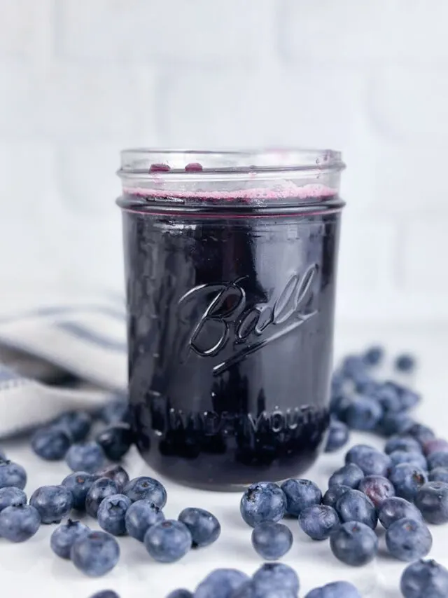 Easy Blueberry Simple Syrup Recipe