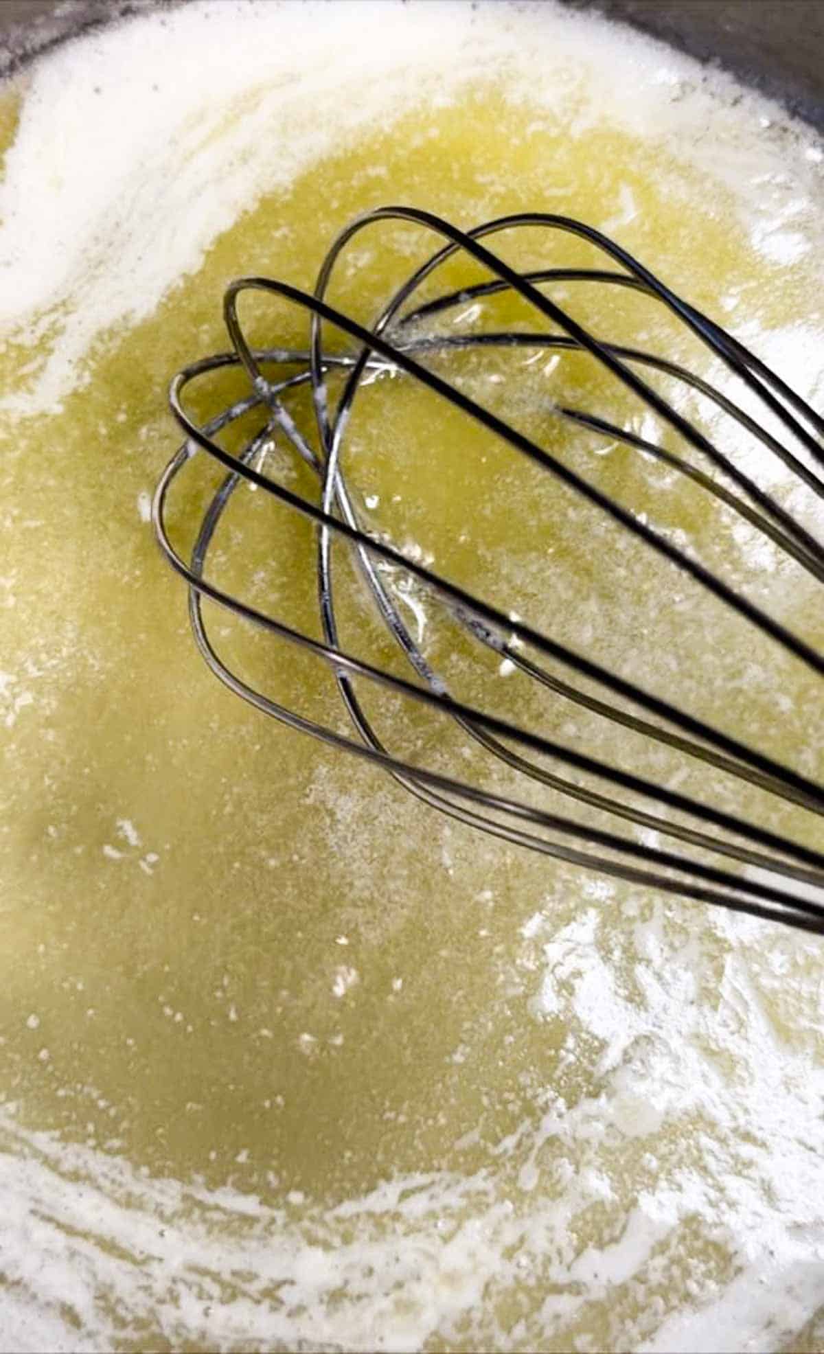 Melt the butter in a sauce pan