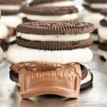 Oreo smore ready to eat with others in the background.