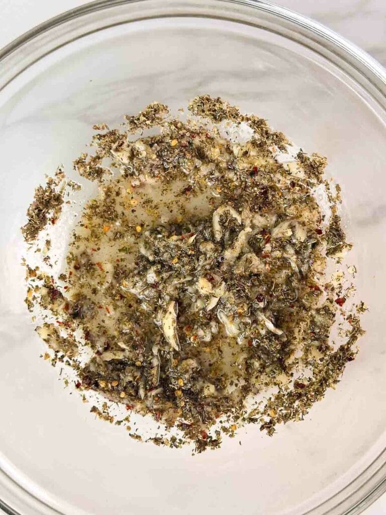 Mix of spices for grilled chicken.