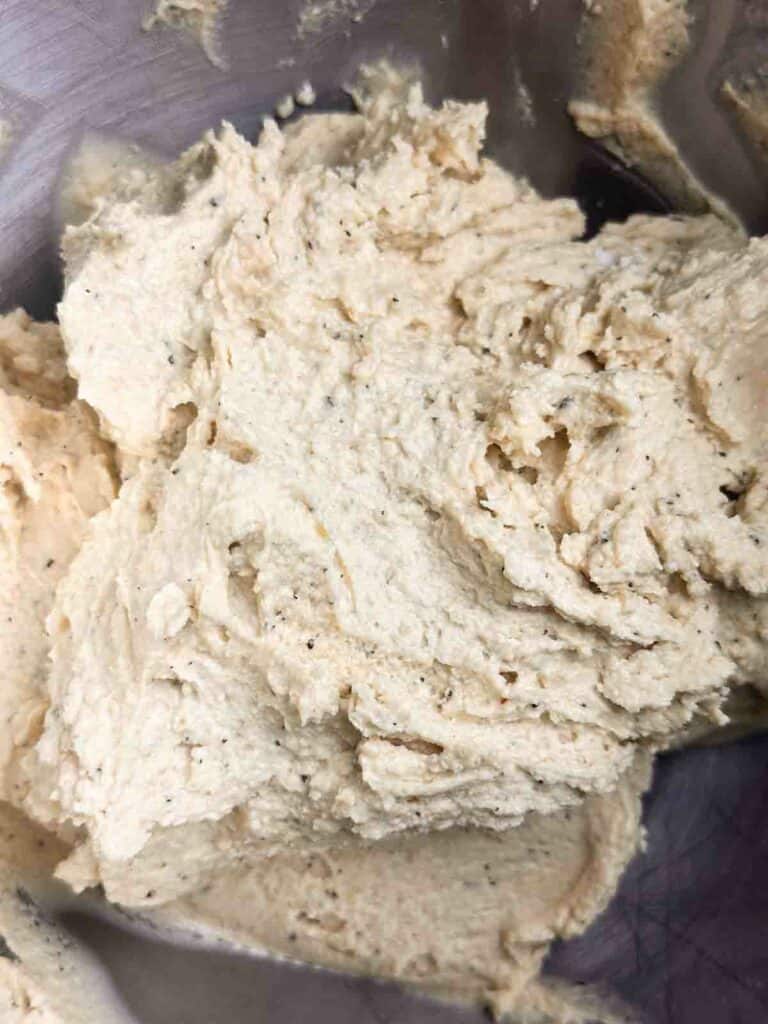 Dough ready to rest in the fridge for chai cookies.