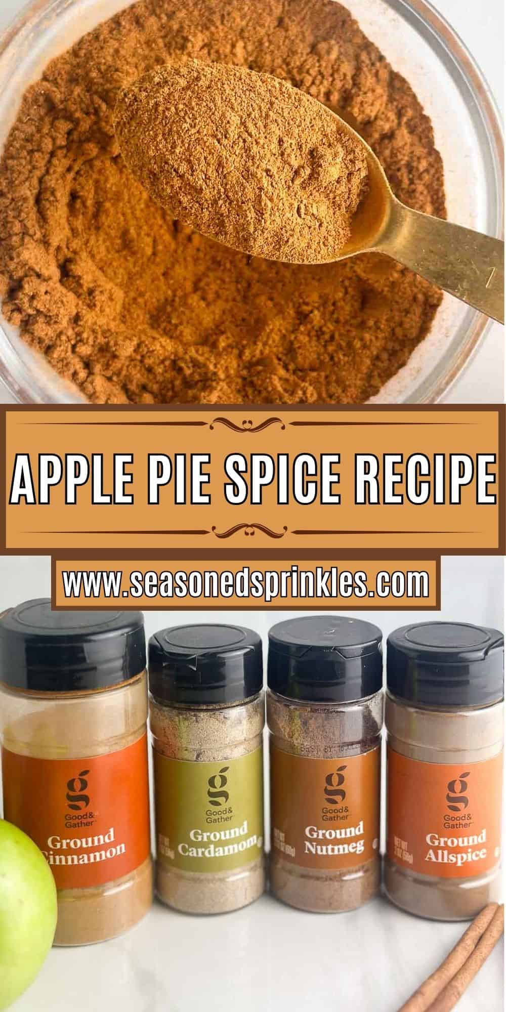 Homemade Apple Pie Spice Recipe - Seasoned Sprinkles