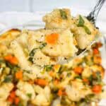 Spoonful of sourdough stuffing.