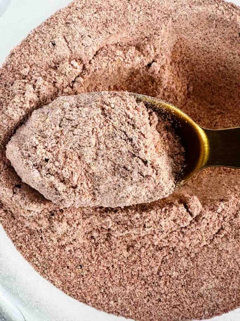 A spoonful of buffalo chicken dry rub