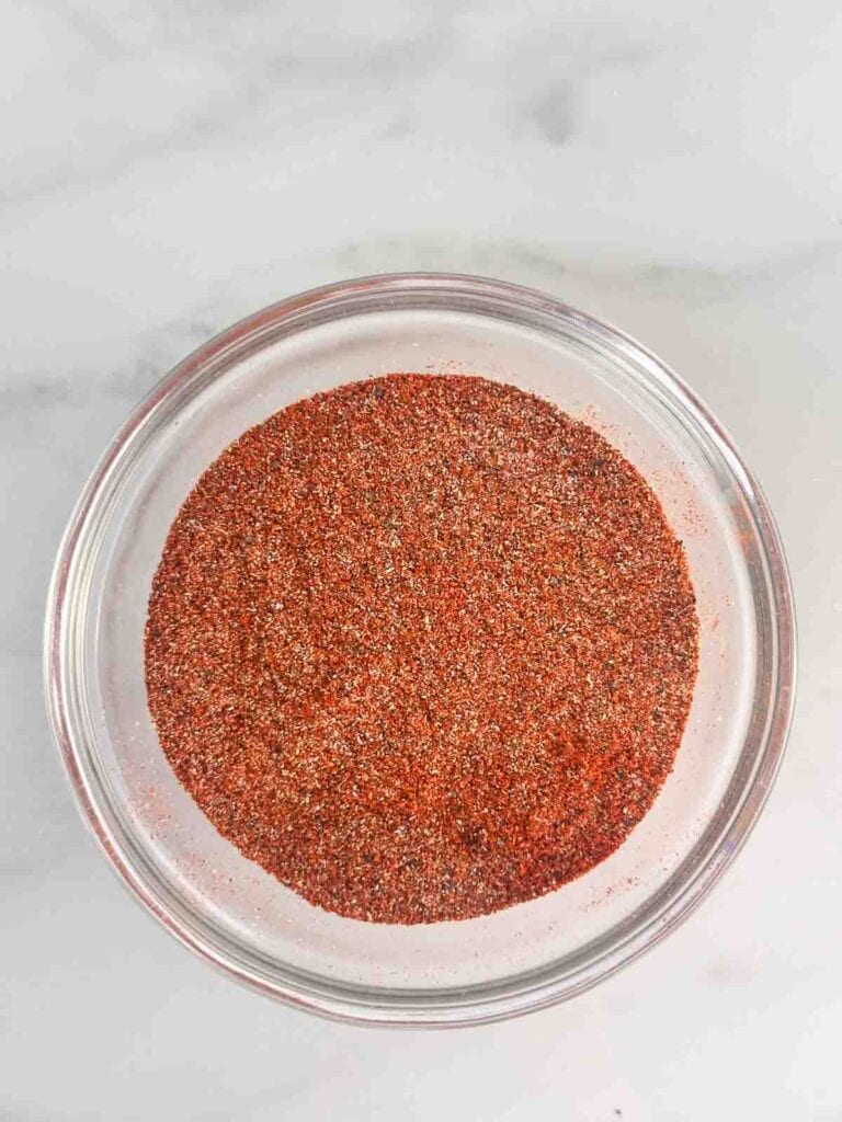 Mixed together hamburger seasoning recipe.